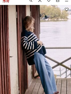 H&M Mama Before And After Jeans